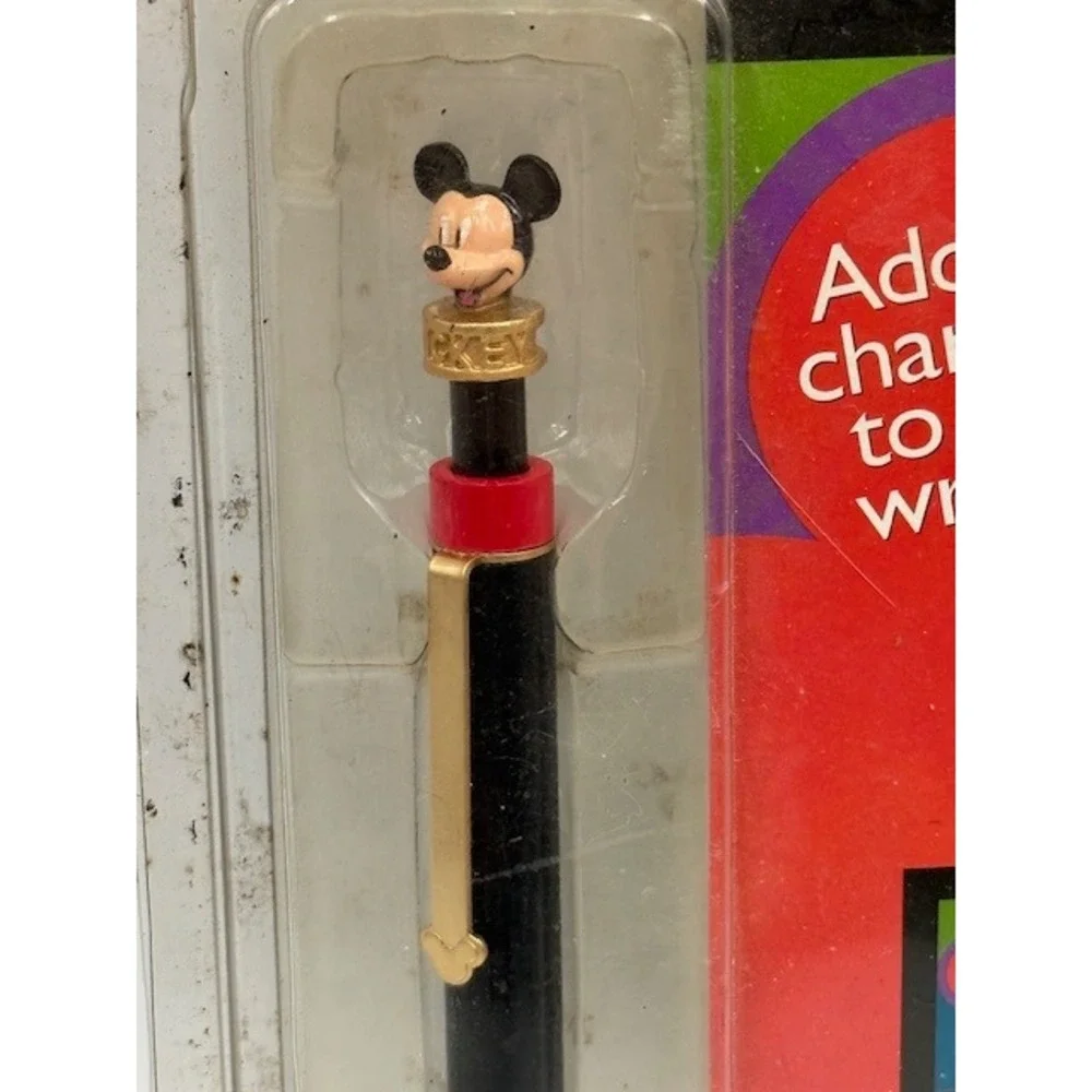Mickey Unlimited Kreisler Ballpoint Pen Vintage Mickey Mouse Brass‎ Black Ink